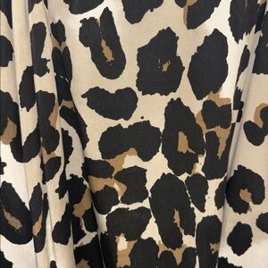 Holly & Whyte By Lindex Leopard Full Midi Skirt